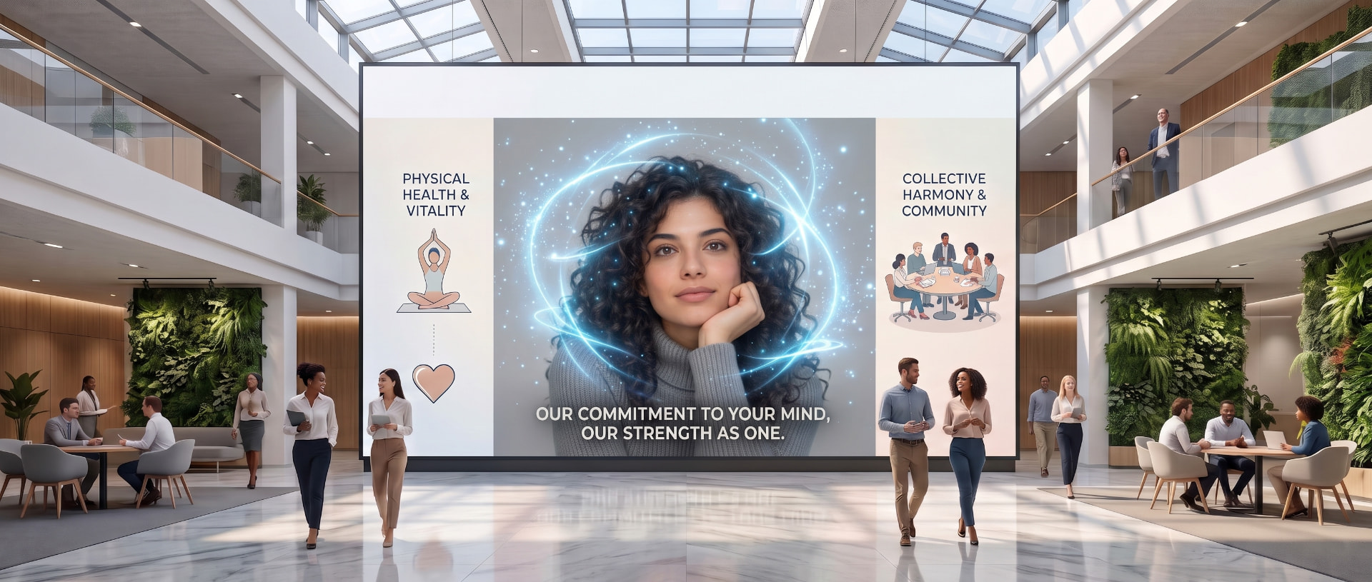 A regenerating organisation supported by a human and AI ecosystem of inner resilience and collective allostasis